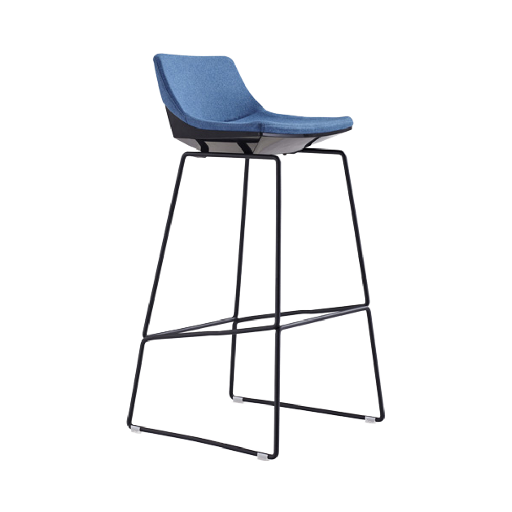 Outdoor Furniture For Cafe - เก้าอี้บาร์ดีไซน์ทันสมัยลดราคาพิเศษ สีสันสดใส ขาสูง หุ้มผ้า เหมาะสำหรับร้านอาหาร คาเฟ่