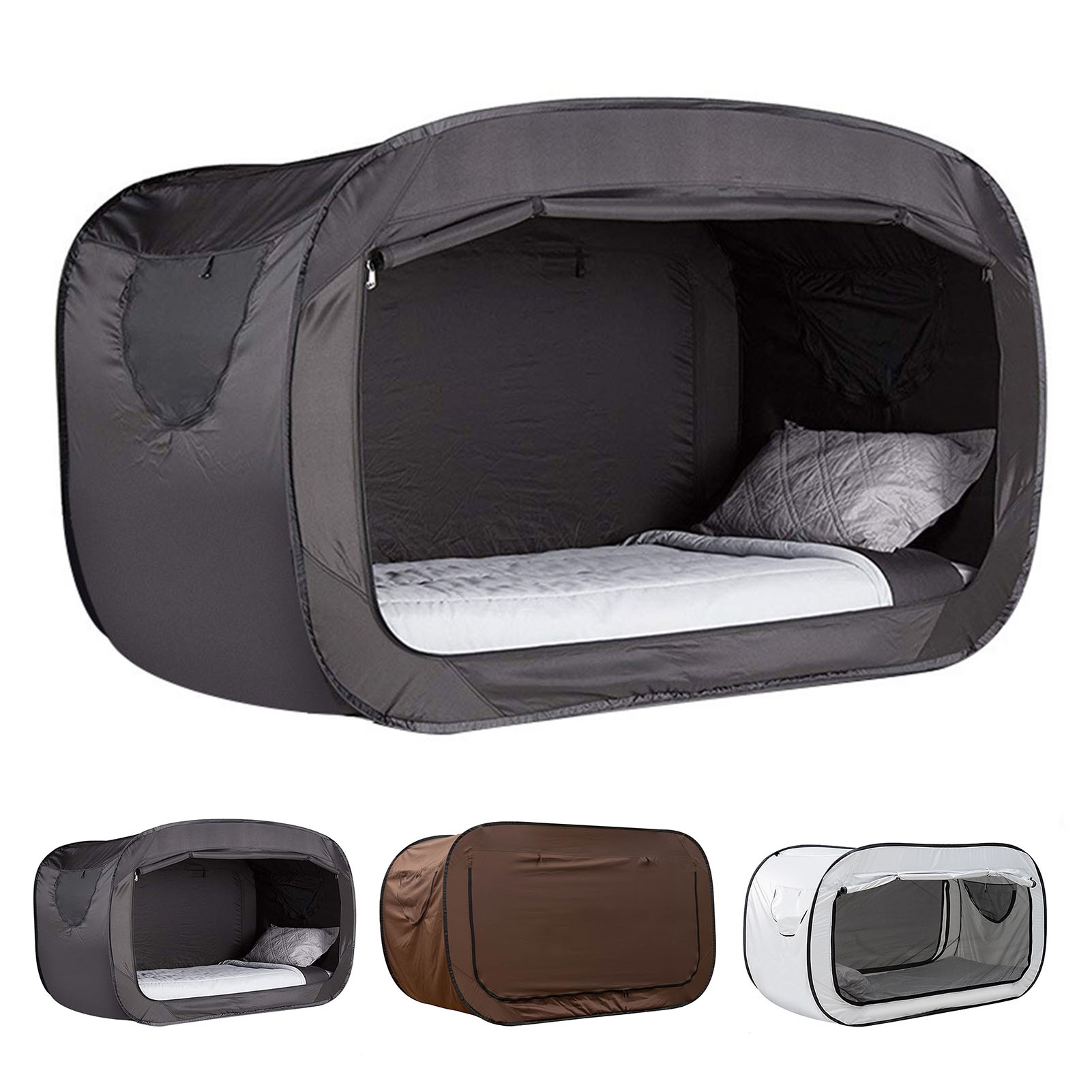 Outdoor Daybed Furniture - กลางแจ้งพับความเป็นส่วนตัว Pop เตียงเต็นท์ Camping Enclosed Shading