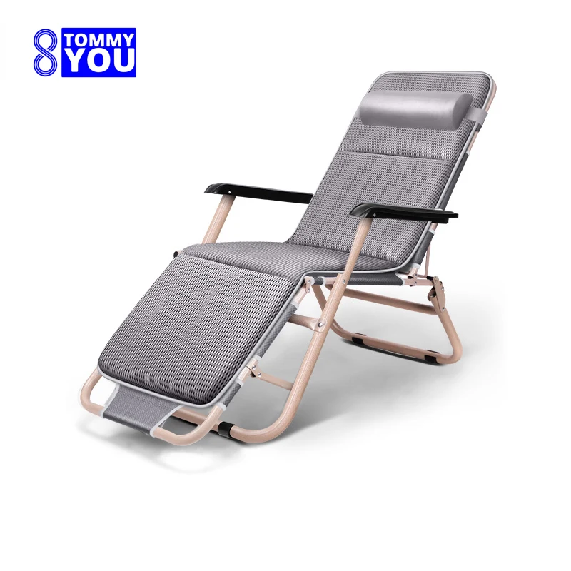 พับเก้าอี้เลานจ์สํานักงานอาหาร - Deck Chair Lounger บทวิจารณ์และราคา