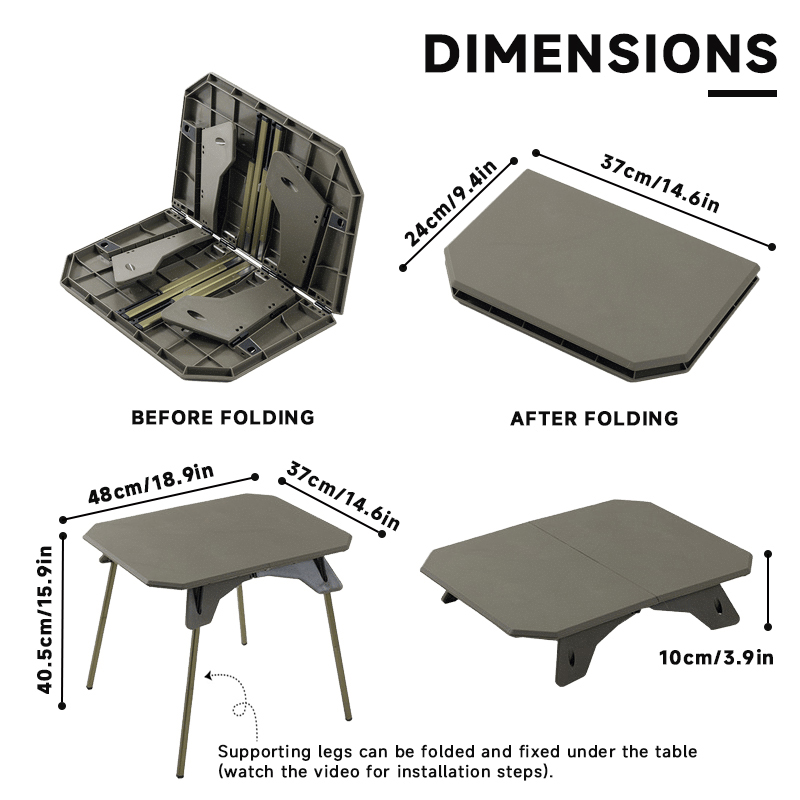 WESTTUNE โต๊ะตั้งแคมป์กลางแจ้ง - Outdoor Furniture Australia บทวิจารณ์และราคา