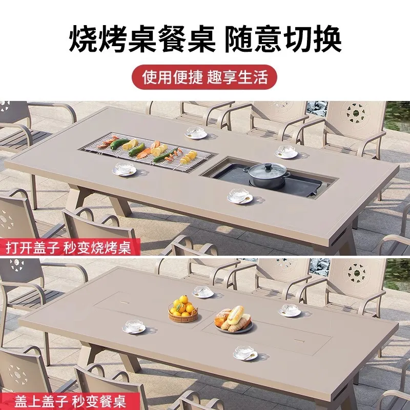 ชุดโต๊ะเก้าอี้รับประทานอาหารกล - Outdoor Furniture Dining Set บทวิจารณ์และราคา