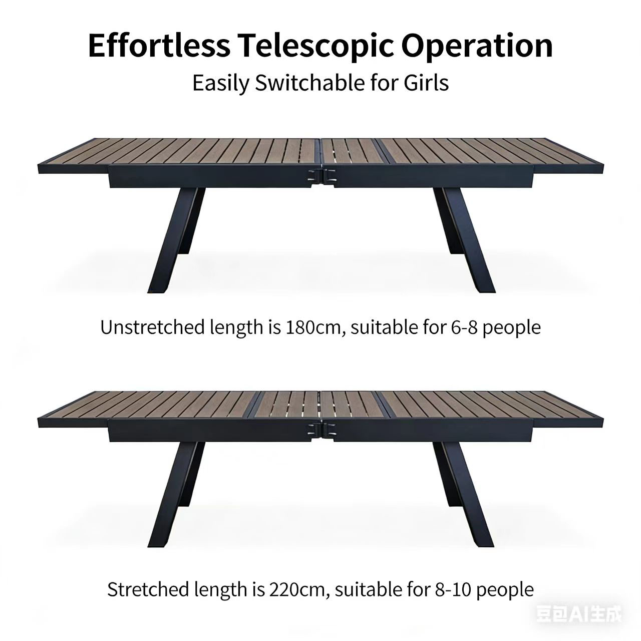 ชุดโต๊ะสนามอลูมิเนียมทันสมัย ท - Outdoor Furniture Dining Set บทวิจารณ์และราคา