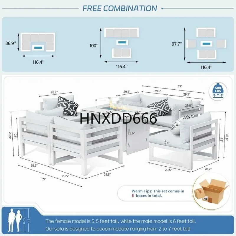 ชุดเฟอร์นิเจอร์อลูมิเนียมสำหรั - Outdoor Furniture With Fire Pit บทวิจารณ์และราคา