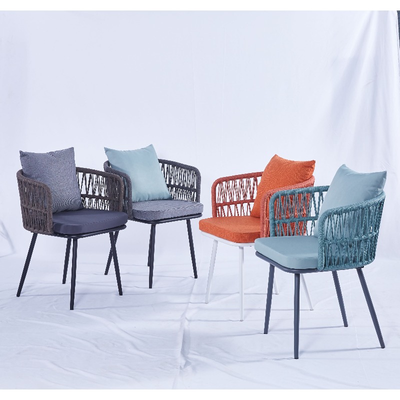 เฟอร์นิเจอร์กลางแจ้งแบบเชือกถั - Outdoor Furniture For Cafe บทวิจารณ์และราคา