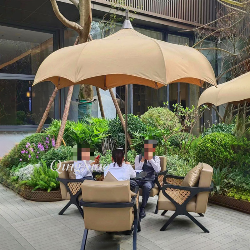 ร่มกันแดดทรงโค้งแบบคานยื่น กัน - Outdoor Furniture For Cafe บทวิจารณ์และราคา