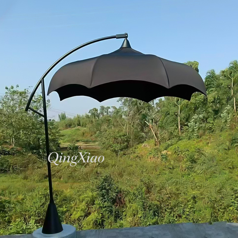 ร่มกันแดดทรงโค้งแบบคานยื่น กัน - Outdoor Furniture For Cafe บทวิจารณ์และราคา