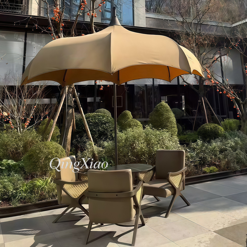 ร่มกันแดดทรงโค้งแบบคานยื่น กัน - Outdoor Furniture For Cafe บทวิจารณ์และราคา