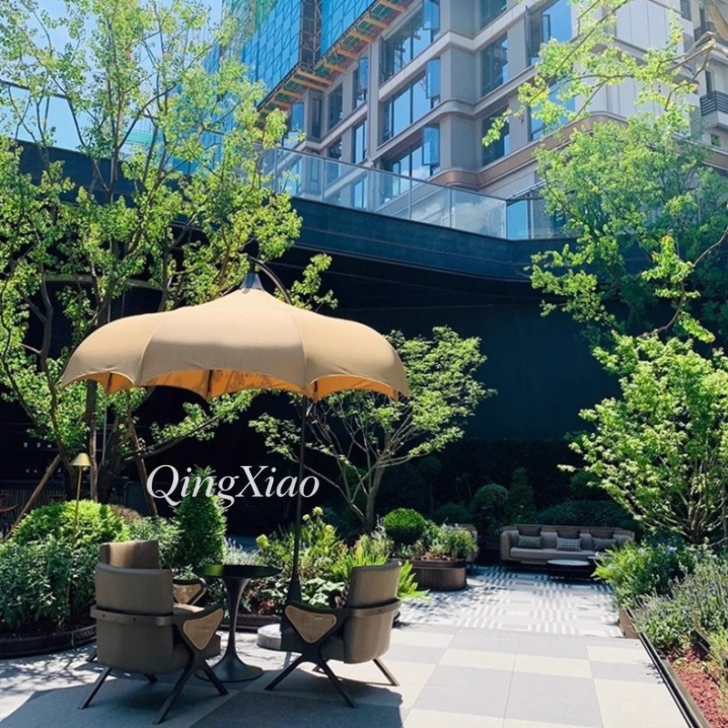 ร่มกันแดดทรงโค้งแบบคานยื่น กัน - Outdoor Furniture For Cafe บทวิจารณ์และราคา