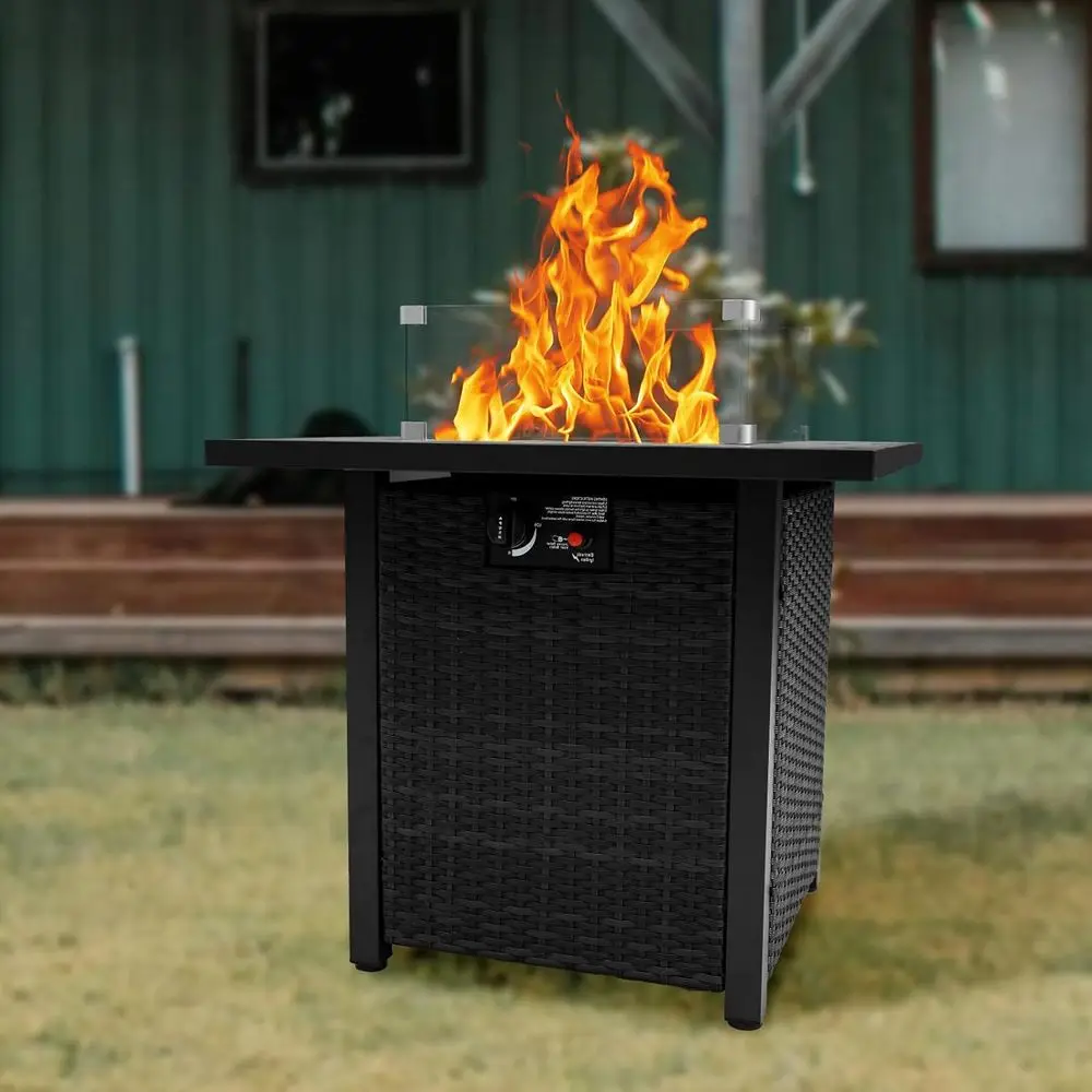 ชุดเฟอร์นิเจอร์หวายสำหรับลานกล - Outdoor Furniture With Fire Pit บทวิจารณ์และราคา