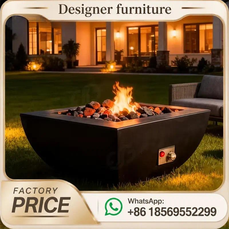 โต๊ะเตาผิงแก๊สกลางแจ้งแบบสั่งท - Outdoor Furniture With Fire Pit บทวิจารณ์และราคา