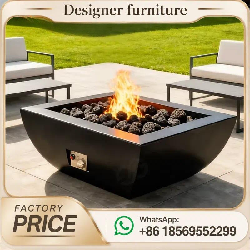 โต๊ะเตาผิงแก๊สกลางแจ้งแบบสั่งท - Outdoor Furniture With Fire Pit บทวิจารณ์และราคา
