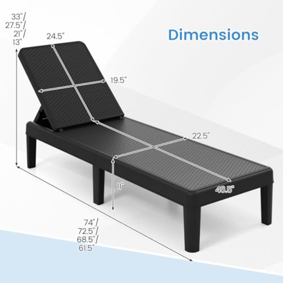 ชุดเก้าอี้นอนกลางแจ้ง 2 ตัว สำ - Deck Chair Lounger บทวิจารณ์และราคา