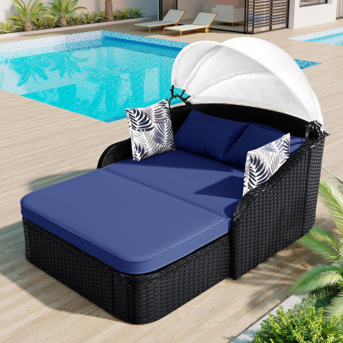 เตียงอาบแดดกลางแจ้งขนาด 79.9 น - Outdoor Daybed Furniture บทวิจารณ์และราคา