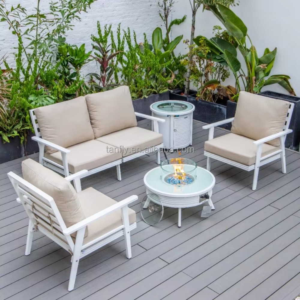 ชุดเฟอร์นิเจอร์กลางแจ้งสำหรับโ - Outdoor Furniture With Fire Pit บทวิจารณ์และราคา