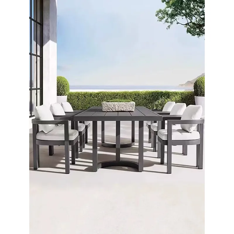 ชุดโต๊ะรับประทานอาหารไม้สักสำห - Outdoor Furniture Dining Set บทวิจารณ์และราคา