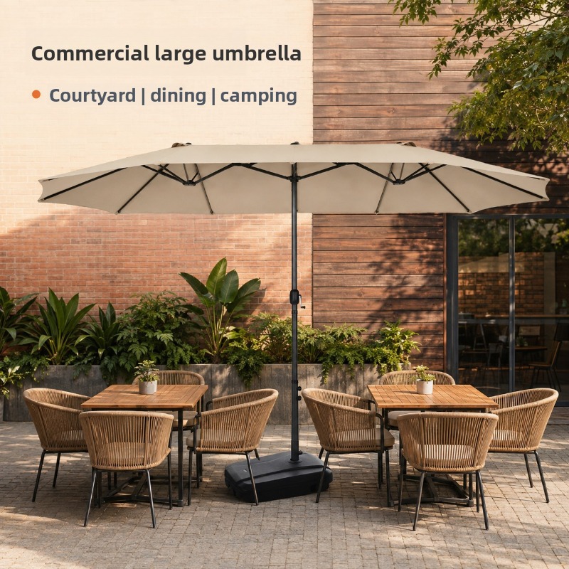ร่มกันแดดกลางแจ้งขนาดใหญ่แบบสา - Outdoor Furniture With Umbrella บทวิจารณ์และราคา