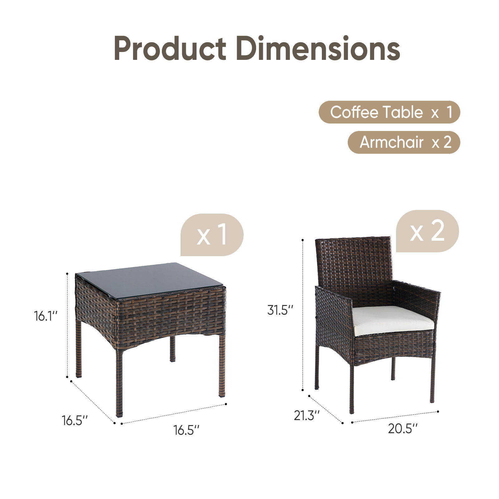 ชุดเฟอร์นิเจอร์สนามขนาดใหญ่ 3  - Outdoor Furniture Bali บทวิจารณ์และราคา