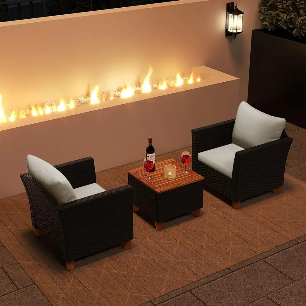ชุดเฟอร์นิเจอร์กลางแจ้ง 3 ชิ้น - Outdoor Furniture Bali บทวิจารณ์และราคา