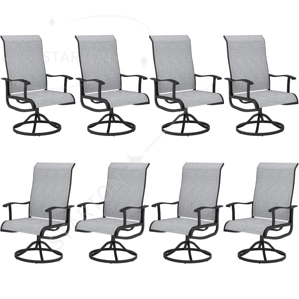 ชุดเก้าอี้หมุนสำหรับลานบ้าน เก - Outdoor Furniture Dining Set บทวิจารณ์และราคา