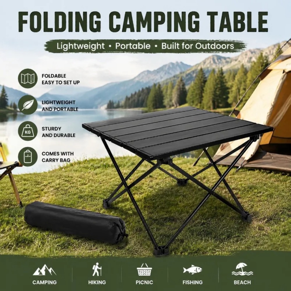 โต๊ะพับแบบพกพา น้ำหนักเบาเป็นพ - Outdoor Furniture Australia บทวิจารณ์และราคา