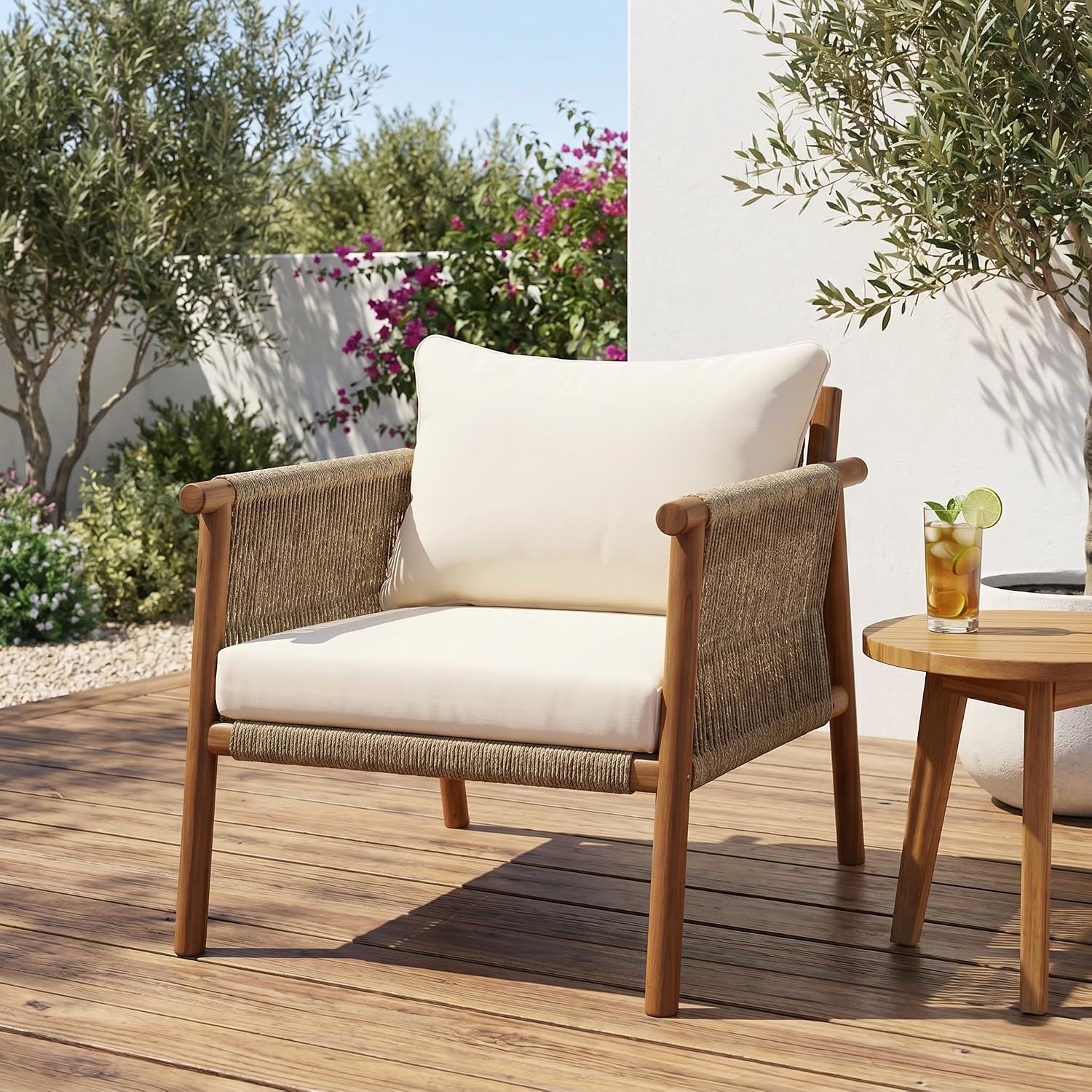 เก้าอี้ไม้เนื้อแข็งสำหรับใช้งา - Deck Chair Lounger บทวิจารณ์และราคา